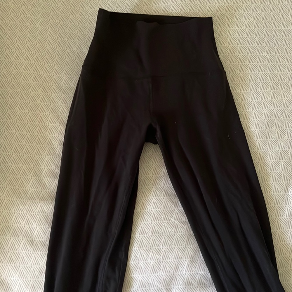 Black lululemon align leggings size 2